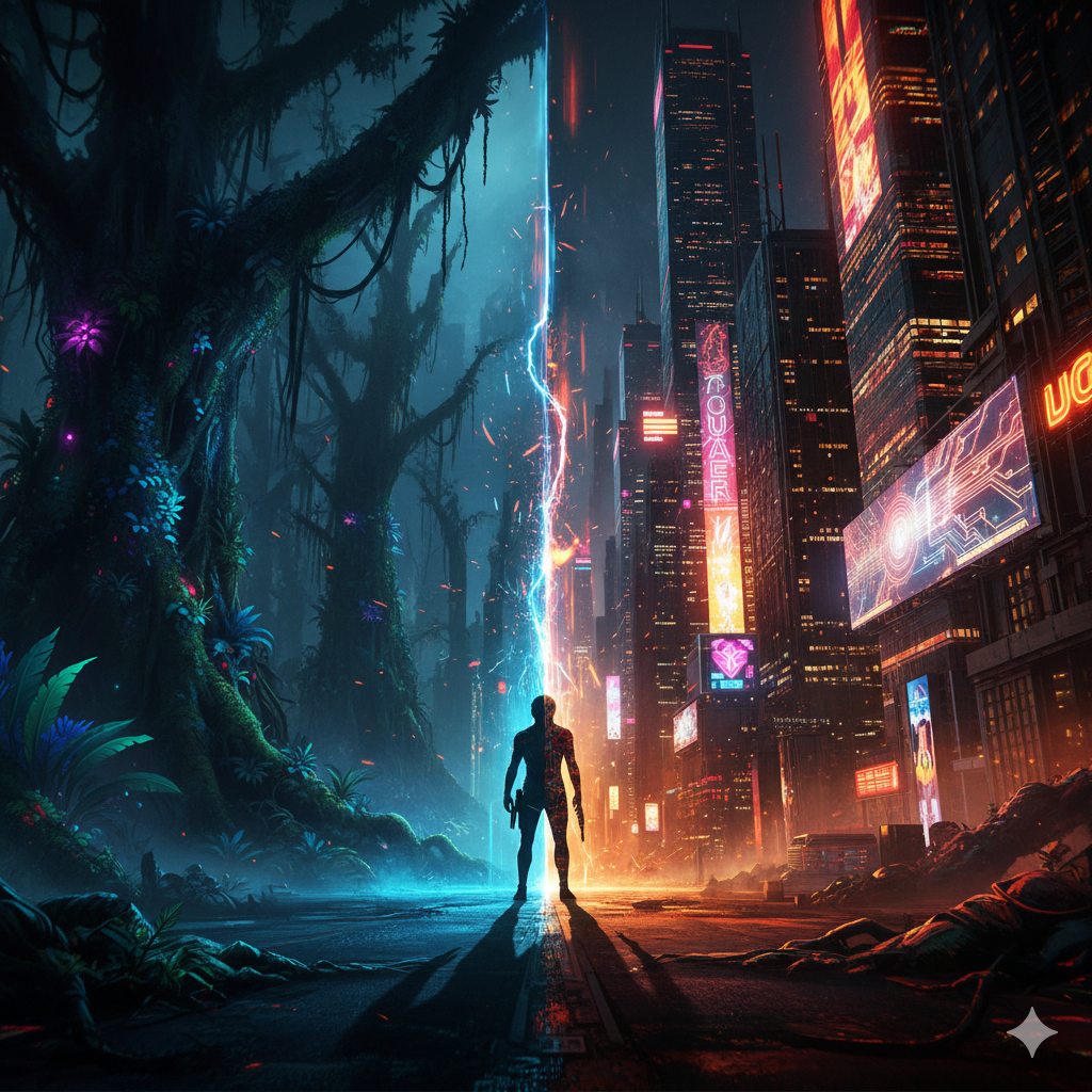 Immagine simbolica del confine tra sistemi che correlano e sistemi che sentono