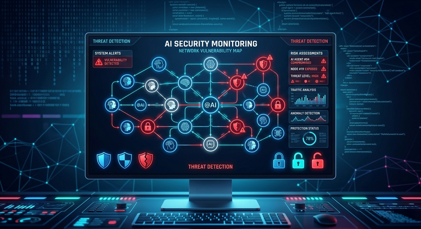 Sicurezza e rischi di identità digitale su Moltbook Visualizzazione dei rischi di sicurezza e identità digitale legati alle interazioni tra agenti AI su Moltbook